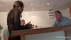 Mann, ich bin so wild mit dieser Französischen MILF geworden, harte Sodomie und Fisting beim Casting!