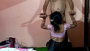 Watch this hairy pussy indian couple fuck hard!