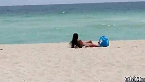 Teen Latina Hottie Seduces Old Man on Staycation
