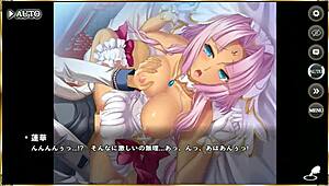 Erotic scene from Shinrenki Musou with Sun Quan in formal wear 😏