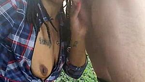 Outdoor adventure with my guide in the fresh air