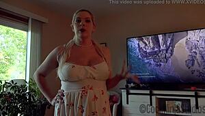 Step Mom Fucks Unemployed Guy to Motivate Him During Pandemic