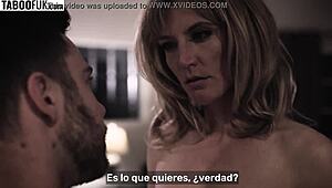 Stepsom, wanna taste this pussy? Get down and suck my dick now!