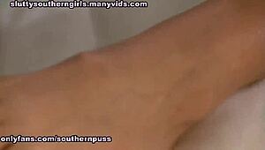 Shelby Paige teases with her pretty pink toes tonight