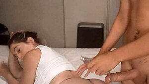 happy ass enjoys a big meal for the first time.