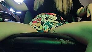 smoking hot stepsister lights up a cigarette