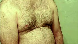 Nude Martin Lavallée masturbates, ejaculates, eats sperm