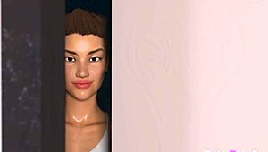 Pawg Craves Dilf Bbc Around House While Trans Booty Drills Wet Pussy in Club Bathroom