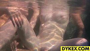 Cougar Licks Teen Pussy With Strapon Outdoors