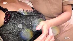 Beautiful Lady Seduces Young Cute Masseuse into Lesbian Play