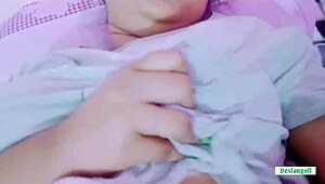 Hot Indian Girl Caught Masturbating and Fingering in Room at Night