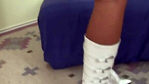 I crave that brunette babe's juicy ass and perky tits, feeling every curve intensely