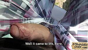 वाह! हॉर्नी हिचहाइकर हन्ना स्वीट को हार्ड फक किया!