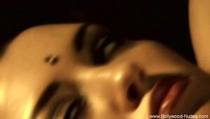 She feels graceful while showing off her body dancing