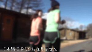 Intense orgy creampie party in mountains