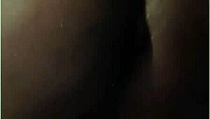 Black Shemale Bent Over in Doggystyle Pounding