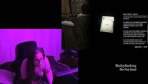 naked evil within 2 play through part 3 with big ass bbw tits and tattoos 😈