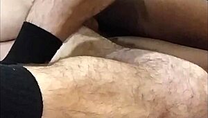 fucking skinny ebony amateur's tight pussy hard