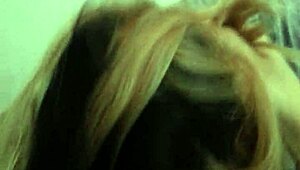 Young Latina Sucks Huge White Cock