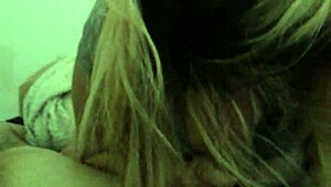 Young Latina Sucks Huge White Cock