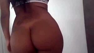 Agatha carioca showed off while her cuckold husband was in the room