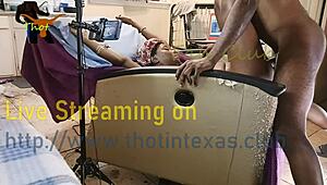 Thot in Texas shares her hairy ebony milf charm