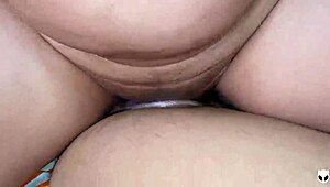 Creamy clit tribbing with hot teens