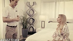 adult time - milf widow gets intimate oil massage