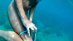 Swimming NAKED Feels So GOOD While Others Watch Mala Dvojka