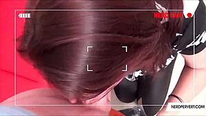 bella star performs oral in reality setting