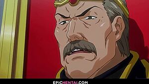 yo, turning princess lotte into a naughty maid in hentai!