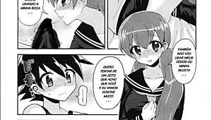 hyvin varustettu tyttöystävä futanari sarjakuvassa dubbaus doujin kohtauksella intensiivistä toimintaa ja rooleja youtube-kanavalta uci1iv1iizcqqyjilkhsvzaw