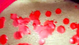 Waxplay session in stockings