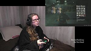 Hey, watching me strip during Resident Evil 2 playthrough part 16