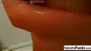 busty natasha nice shoots fun sexy black light video