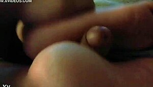 She Gives Intense Footjob