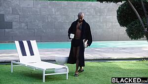 Naughty exhibitionist Kazumi catches Anton's eye in interracial Blacked scene.