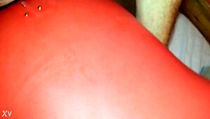 Wife Feels Intense Pleasure In Latex Suit During Doggystyle