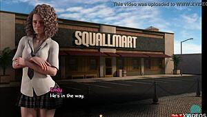 Busty milf Naomi sucks monster cock in treasure of nadia