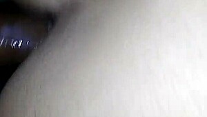 Amateur bent over in homemade scene