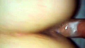 Amateur tinder date rides big white cock