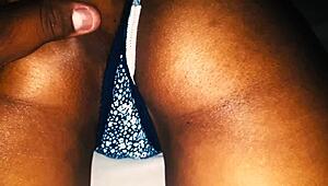 Sexy Mexicana's Big Ass In Tight Thong