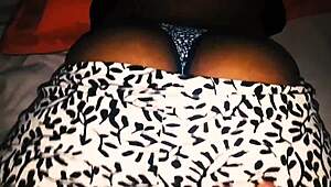 Sexy Mexicana's Big Ass In Tight Thong