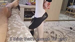 Wow! Sloppy Deepthroat in Stockings!