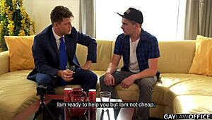 Gaylawoffice Tricked Rhys Cory Feels Deep for Lawyer's Virgin Ass