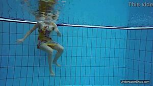 Petite Teen Milana Voda Endures Wild Pool Fucking!