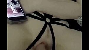 Super Hot Tweaker Chick In Lingerie, Is She A Whore Or Just Horny For Fingering?