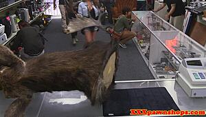 curvy pawnee babe gets pussyfucked hard in wild threesome on hidden cam