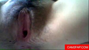 Asian amateur shows fat pussy on webcam