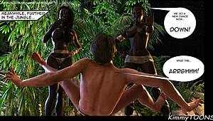 omg i can’t even… watching my wife dance with huge cocks in jungle